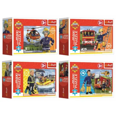 Immagine prodotto di CUBI PUZZLE miniMAXI 20 Heroic Fireman Sam 56030 56030