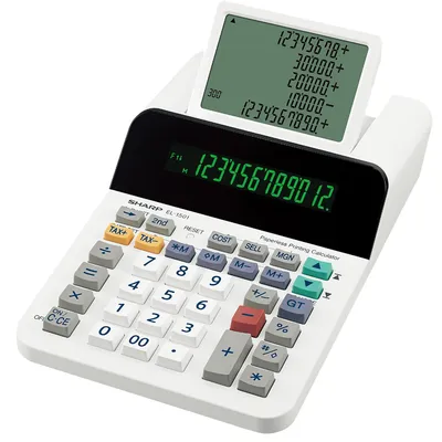 Imagen del producto de SHARP SH-EL1501 Tischrechner - 12-stellig, druckend, weiß