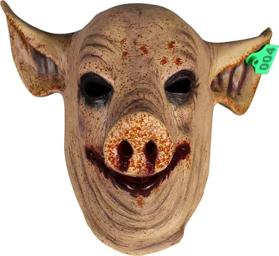 Produktbild von blutiger Schweinekopf - Horror Halloween Maske