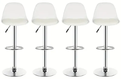 Obrázok produktu pre Barová stolička - Barová stolička - Nastaviteľná výška sedadla 55-75 cm - Otočná o 360°