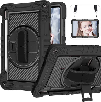 Produktbild von Für Samsung Galaxy Tab S10 FE / S9 / S9 FE / S8 360 Grad Tasche Hülle