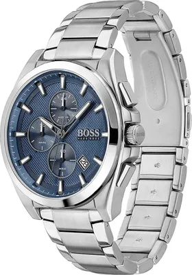 Produktbild von Herrenuhr Hugo Boss Grandmaster 1513884, Edelstahl, Chronograph, Silber