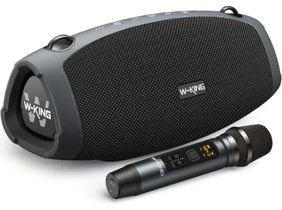 Immagine prodotto di Altoparlante wireless - Altoparlante Bluetooth - Altoparlante portatile - Altoparlante da esterno - Altoparlante con microfono