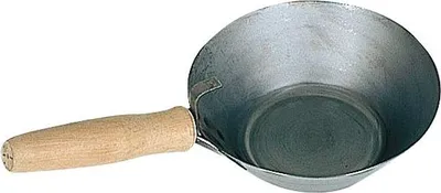Immagine prodotto di Vaschetta per muratori KAUFMANN | vaschetta per malta in lamiera d'acciaio lucida ø 180 mm