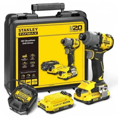 Zdjęcie produktu dla Wkrętarka akumulatorowa 20 V z nasadką sześciokątną i 3 prędkościami obrotowymi Fatmax SFMCF 830 D2K