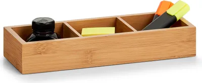 Produktbild von ZELLER Úložný box bambus 28 x 10,2 x 4,5 cm