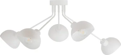 Zdjęcie produktu dla Żyrandol Roy biały 5xE27x15W metal wym:44x120x86cm IP20 Sigma Lighting