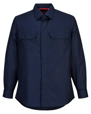 Imagen del producto de Camisa Bizflame Plus - Color granate, talla XS