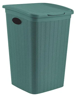 Obrázek produktu pro Koš na prádlo 50 l, 38×37×54,5 cm, zelenošedý