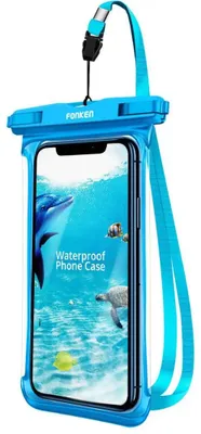 Produktbild von Wasserdichte Hülle für Telefon Unterwasser Schnee Regenwald Transparente Trockentasche Schwimmtasche Große Handyhülle Blaues