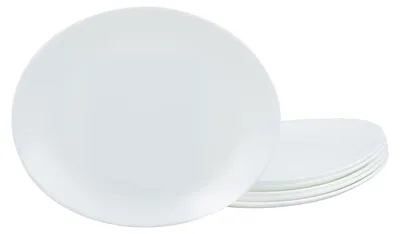 Zdjęcie produktu dla CreaTable, 23793, seria "Italien Party", biały zestaw do serwowania sznycli, 6 elementów, szkło
