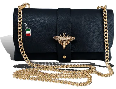 Produktbild von Clutch dunkelblau Florence Tasche Leder D2OTM803B