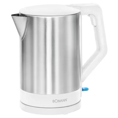 Image de Bouilloire électrique 1,5L 2200W Bomann WKS 3002 CB Blanc