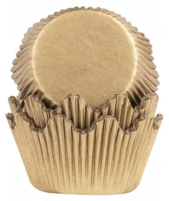 Produktbild von Tamipol Goldene Papier-Muffinförmchen 40 Stück 5cm