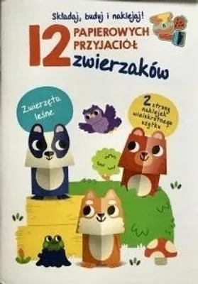 Image de 12 amis en papier... Animaux de la forêt