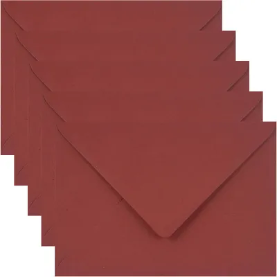 Zdjęcie produktu dla Koperty B6 NK Burano Bordeaux bordowa 90g - 25szt