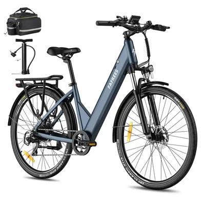 Produktbild von Pedelec MTB 27,5 Zoll, Rostfreie Aluminiumlegierung 36 V 15 Ah 540 Wh bis zu 90 km-110 km, Wasserdicht IP54 mit 7 Gang und App, Blau