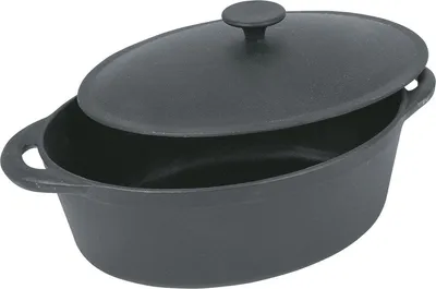 Bratpfanne, oval, 4 l (501509), schwarz