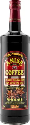 Produktbild von Kaffee-Ouzo (Coffee-Anise) Likör 21% 1,0l Aigaion
