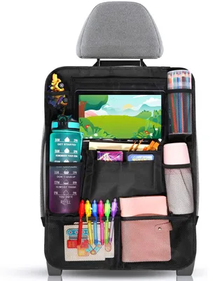 Produktbild von Diboniur Rückenlehnenschutz Auto Kinder, Auto Organizer mit 10 Taschen