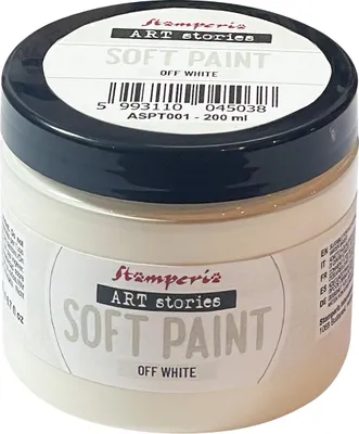 Produktbild von Stamperia Soft Paint, 200 ml Off-White