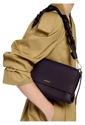 Produktbild von Leder Schultertasche Umhängetasche Boheme Grana Double