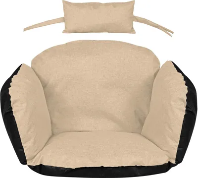 Produktbild von Gartenkissen 112x113 cm für Hängesessel Storchennest wasserdicht beige