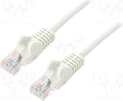 Produktbild von 1x weiß 1,5m 2 95598 RJ45-Kabel  PVC  6
