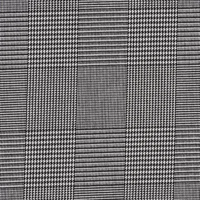 Produktbild von Bekleidungsstoff Meterware Hosenstoff Prince de schwarz weiß 1,40m