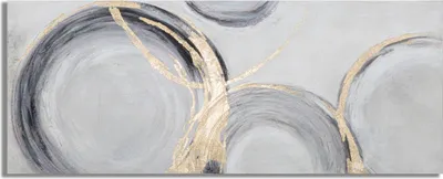 Image de Peinture abstraite multicolore sur toile 150x3,8x60 cm