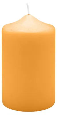 Produktbild von Spitzkopf Stumpen Kerzen Mais Gelb 12 x Ø 7 cm, 6 Stück