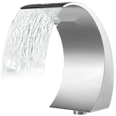 Produktbild von Schwalldusche Pool - Wasserfall Schwalldusche in Edelstahl - Schwimmbad Poolfontäne - Gartenteich Dekoration Brunnen Konstanter - 30x60x45 cm