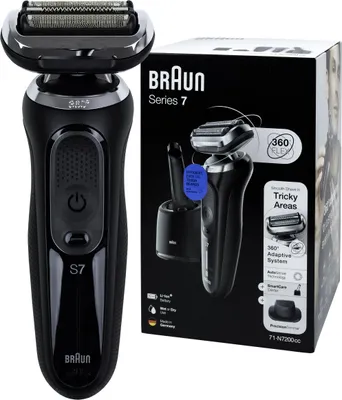 Produktbild von Braun Series 7 71-N7200cc Folienschaber Trimmer Schwarz