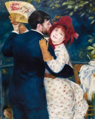 Obrázok produktu pre Pierre Auguste Renoir Art Print Obraz - Tanec na vidieku, 1883 (50 x 40 cm)