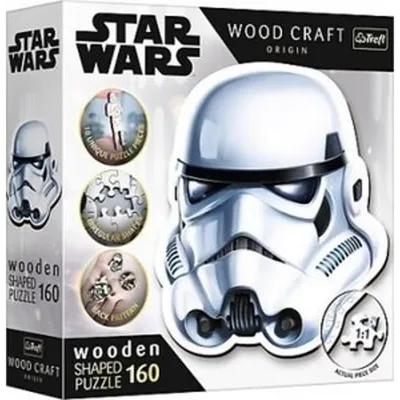 Produktbild von 160 Holzpuzzle Umriss Stormtrooper Helm 20188