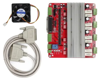 Obrázek produktu pro Řadič krokového motoru, výstup 3,5 A, kompatibilní s CNC systémy, 4 osy