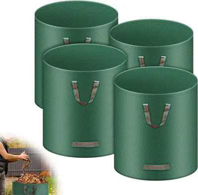 Produktbild von 4 x 272 Liter Gartensack, robust, groß, für Gartenabfälle