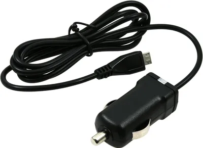 Produktbild von KfZ-Ladekabel mit Micro-USB 1A Schwarz für Samsung Galaxy S7 SM-G930