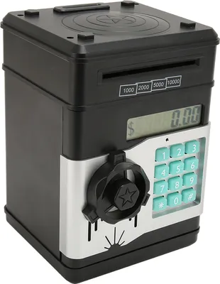 Zdjęcie produktu dla Elektroniczna skarbonka na monety, skarbonka na monety, elektroniczna kasa, elektroniczna skarbonka, skarbonka na monety, bankomat, elektroniczna skarbonka na hasło