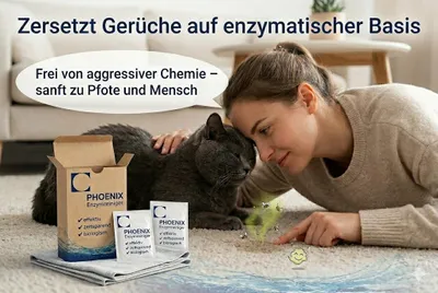 Produktbild von Katzenurin Entferner 60g (3L) Enzymreiniger | PHOENIX