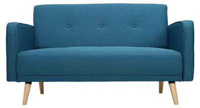 Produktbild von Miliboo - Sofa skandinavisch 2 Plätze Blau ULLA