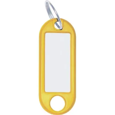 Productafbeelding van RAGALLER262 801805 WEDO sleutelhanger met ring, diameter: 18 mm, geel