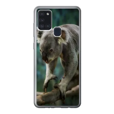 Produktbild von MuchoWow® Handyhülle Schutzhülle Hülle für Samsung Galaxy A21s Koala - Baum - Klettern - Kinder - Jungen - Mädchen Silikon Softcase Handy Hülle - Hartschale