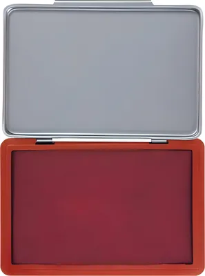 Zdjęcie produktu dla Q-Connect® KF25212 Metalowa poduszka do stempli rozmiar 2 - czerwona
