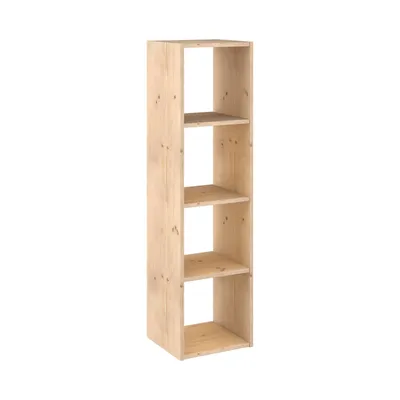 Image de Etagère 4 cases bois 140cm - Astigarraga - DINAMIC-4 -