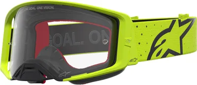 Image de Casque de motocross Alpinestars Supertech Vesta, couleur jaune néon/noir, taille unique