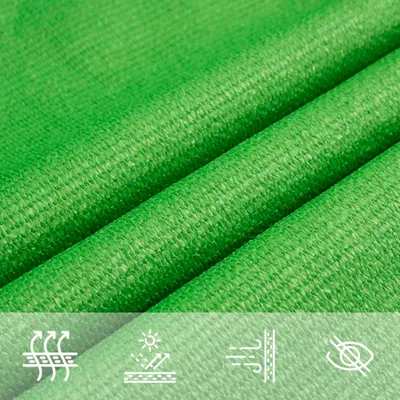 Image de vidaXL Voile d'ombrage 160 g/m² vert clair 3x5 m HDPE
