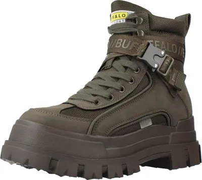 Image de Buffalo Aspha Com1 Laceup Mid Couleur Vert