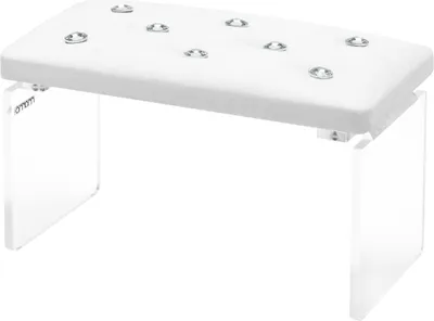Obrázek produktu pro Manikúrní opěrka Momo Diamond Velour Bílá