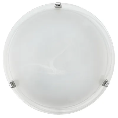 Zdjęcie produktu dla EGLO SALOME, Nawierzchniowe, Okrągły, 1 szt., E27, IP20, Chrom, Biały